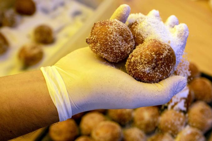 Frisch gezuckerte Quarkinis