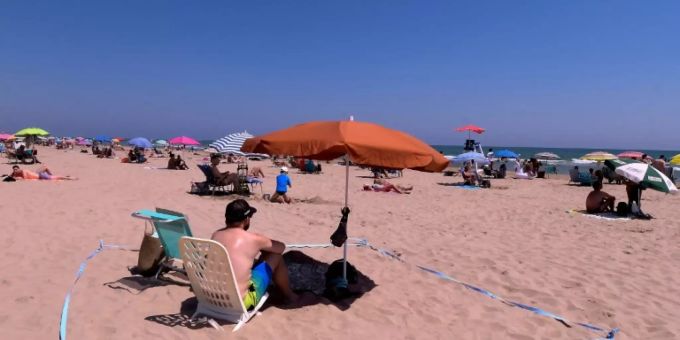 Strand in Spanien. Strand