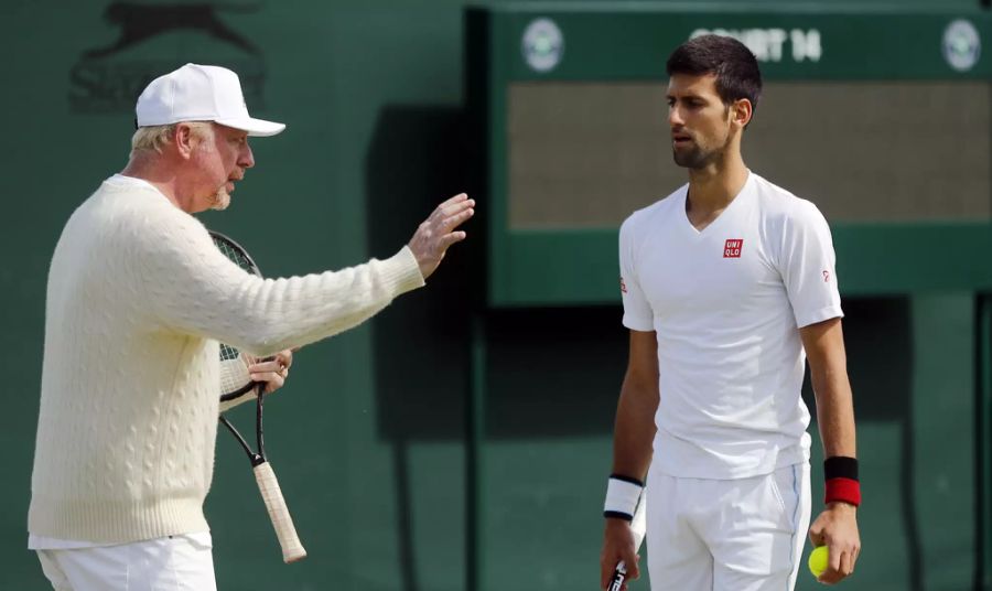 Boris Becker Novak Djokovic