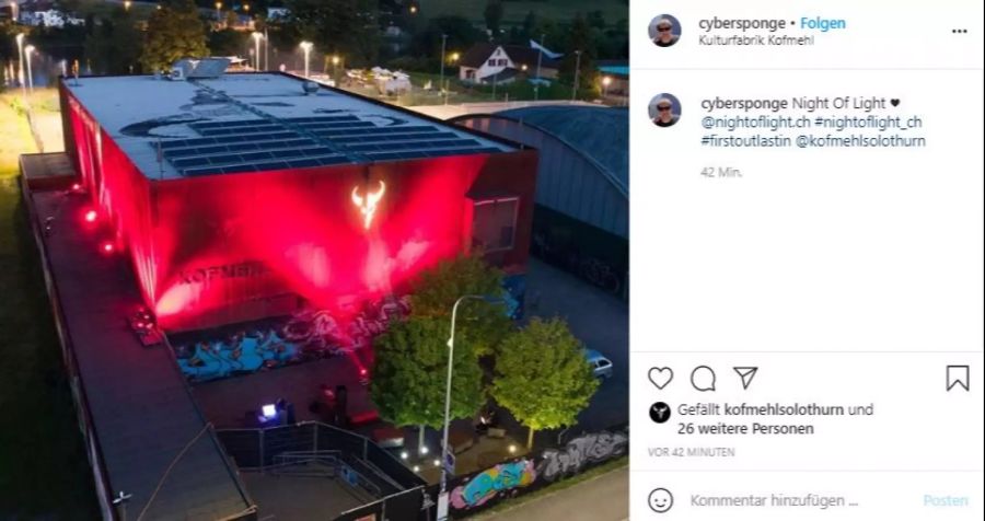 Ebenso die Kulturfabrik Kofmehl in Solothurn.