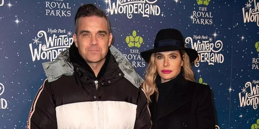 Ayda Field und Robbie Williams.