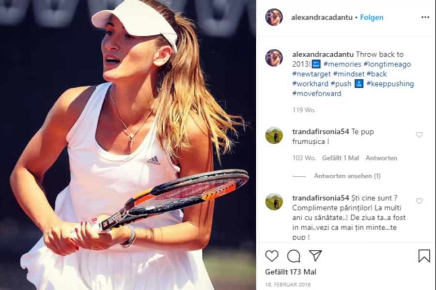 Alexandra Cadantu berichtet über ihre Begegnung mit Serena Williams.