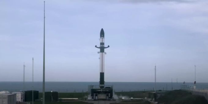 Die abgestürzte Electron-Rakete von Rocket Lab. Rocket Lab