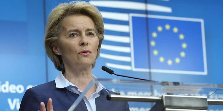 EU-Kommissionschefin Ursula von der Leyen fordert mehr Anstrengungen im Kampf gegen das Coronavirus. (Archivbild)