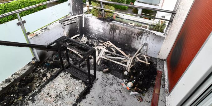 Goldach SG - Balkonbrand in Mehrfamilienhaus