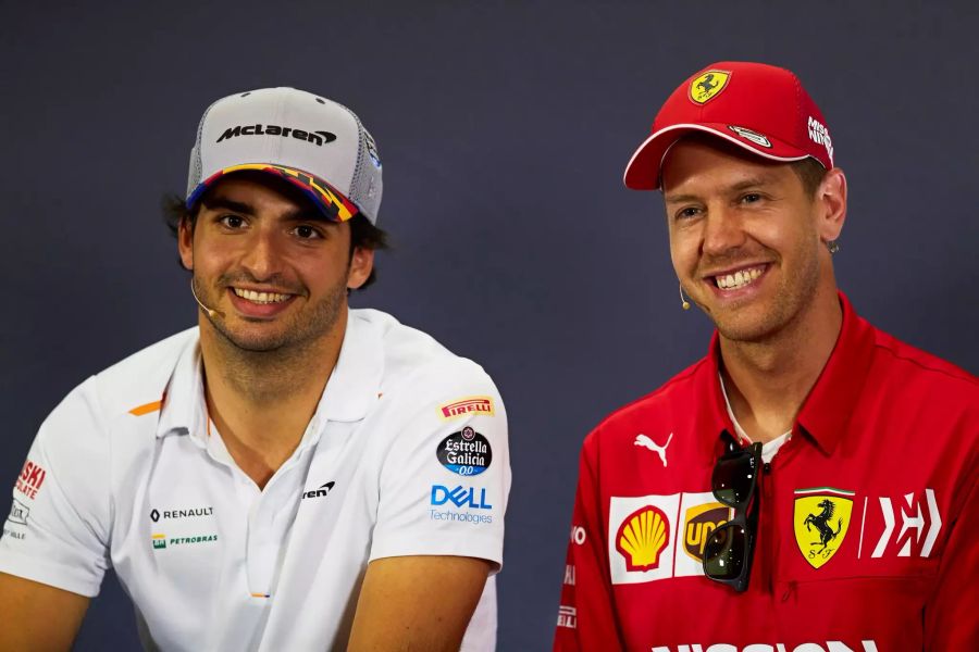 Carlos Sainz folgt bei Ferrari auf Sebastian Vettel.