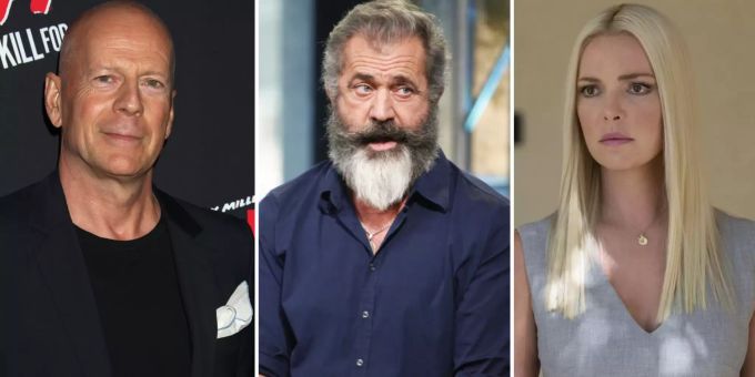 Mit diesen Promis will niemand mehr arbeiten: Bruce Willis, Mel Gibson und Katherine Heigl. Bruce Willis