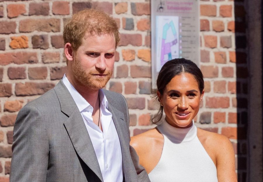 Prinz Harry und Meghan bei einem Besuch in Düsseldorf.