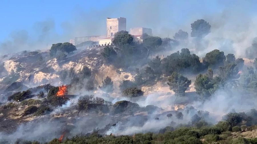 Waldbrand Italien drohnen