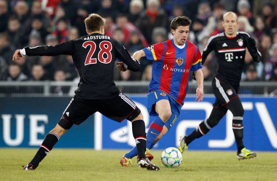 Valentin Stocker im Spiel gegen Bayern München.