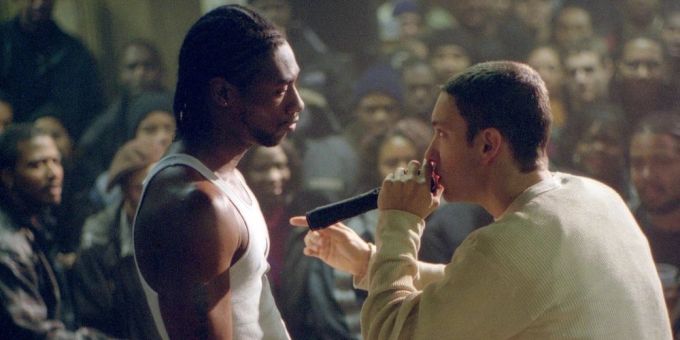Nashawn Breedlove (li.) und Eminem in «8 Mile». 8 mile