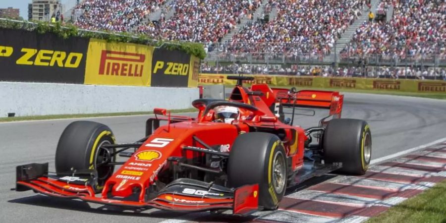 Ferrari-Pilot Sebastian Vettel war beim Grossen Preis von Kanada als Erster durchs Ziel gefahren. Foto: Ryan Remiorz/The Canadian Press/AP