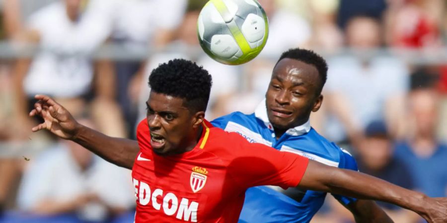 Nach dem Platzverweis gegen Jemerson (links) entglitt Monaco der erste Saisonsieg (Archivbild)