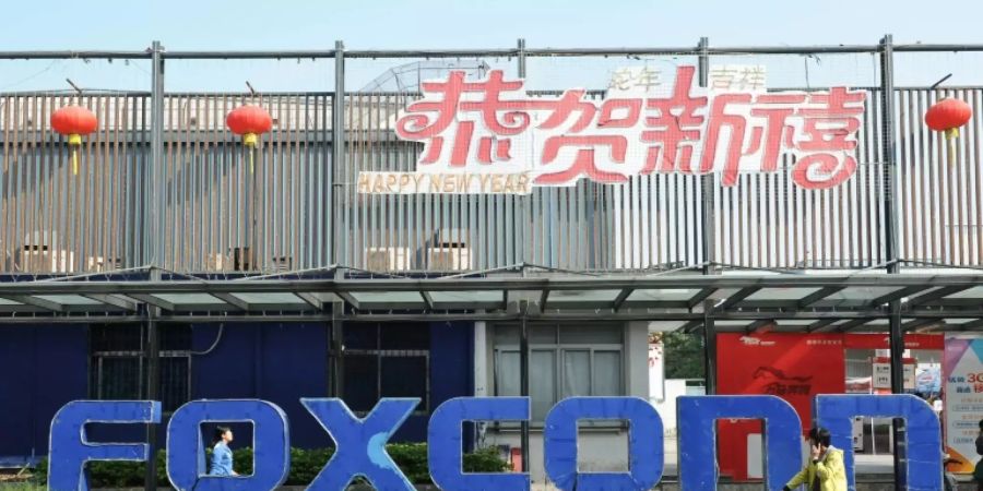 Foxconn hat in China mehr als eine Million Beschäftigte