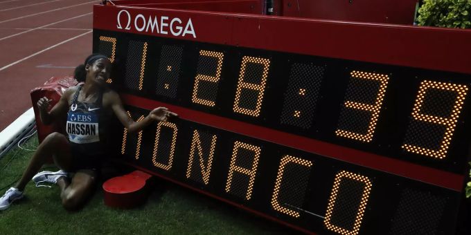 Sifan Hassan war schon in Monaco erfolgreich. IAAF Diamond League meeting in Monaco