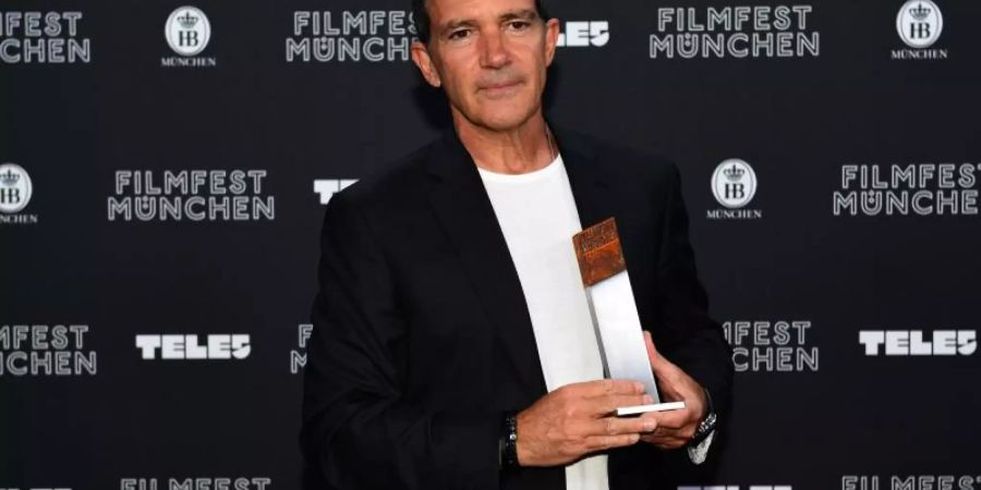 Antonio Banderas ist mit dem CineMerit Award ausgezeichnet worden. Foto: Felix Hörhager