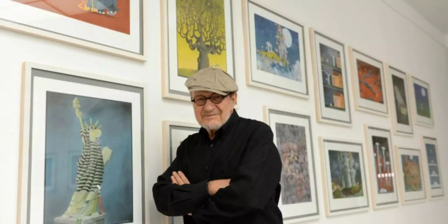 Mordillo zur Ausstellung seiner Arbeiten 2012 in München