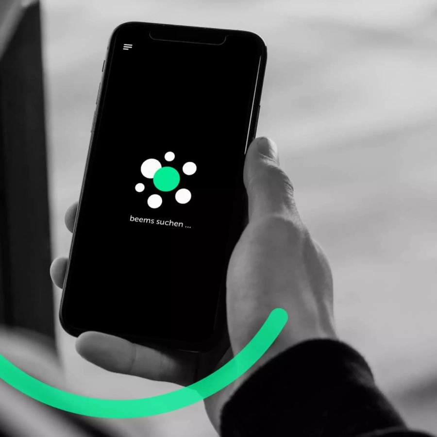 Schritt 2: Er öffnet eine Beem-fähige App.