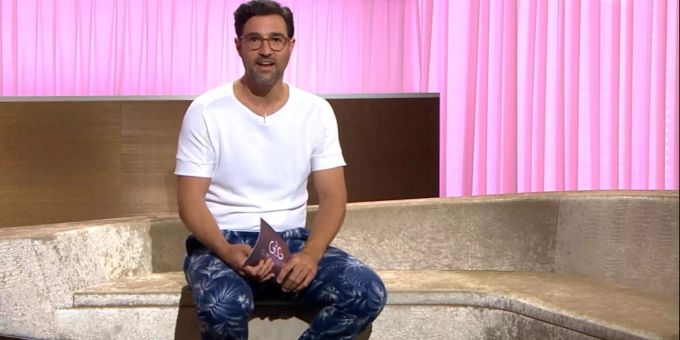 So kennen die Zuschauer den «Glanz & Gloria»-Moderator Salar Bahrampoori eigentlich. Salar Bahrampoori