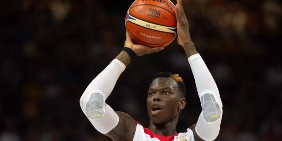 NBA-Star Dennis Schröder stiess später zum DBB-Team. Foto: Swen Pförtner
