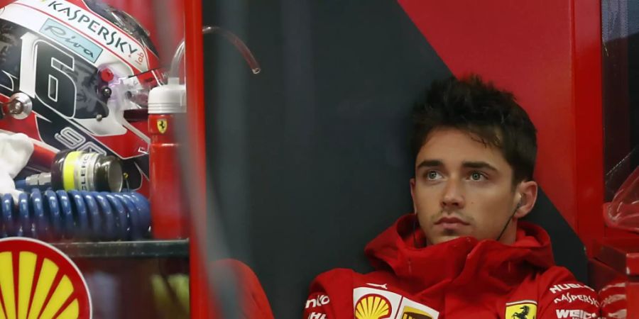 Charles Leclerc fuhr zum Auftakt des Heimrennens von Ferrari die beste Rundenzeit