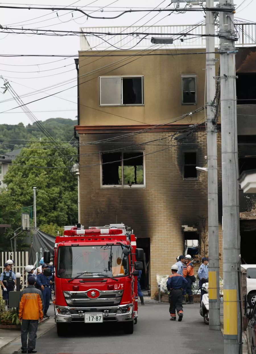 Nach Brandanschlag in Japan