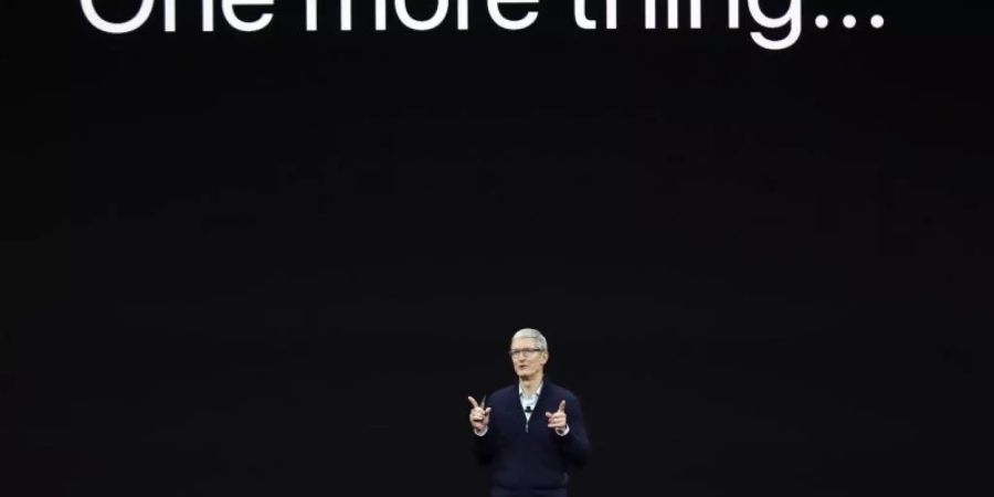 Am Montag wird auch Apple-CEO Tim Cook im McEnery Convention Center in San Jose sprechen. Foto: Marcio Jose Sanchez/AP