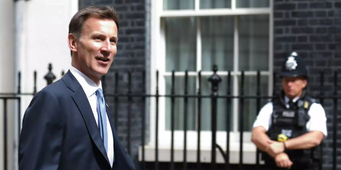 Der britische Aussenminister Jeremy Hunt in London. Jeremy Hunt