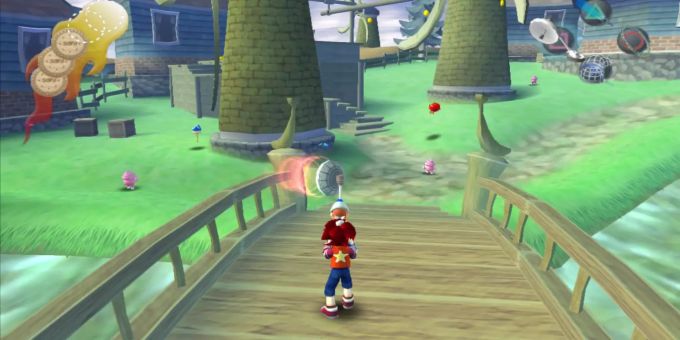 Ein Screenshot aus dem Remake von Ape Escape 2. Ape Escape