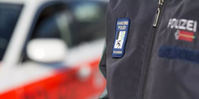 Ein Beamter der Kantonspolizei Graubünden. Chur