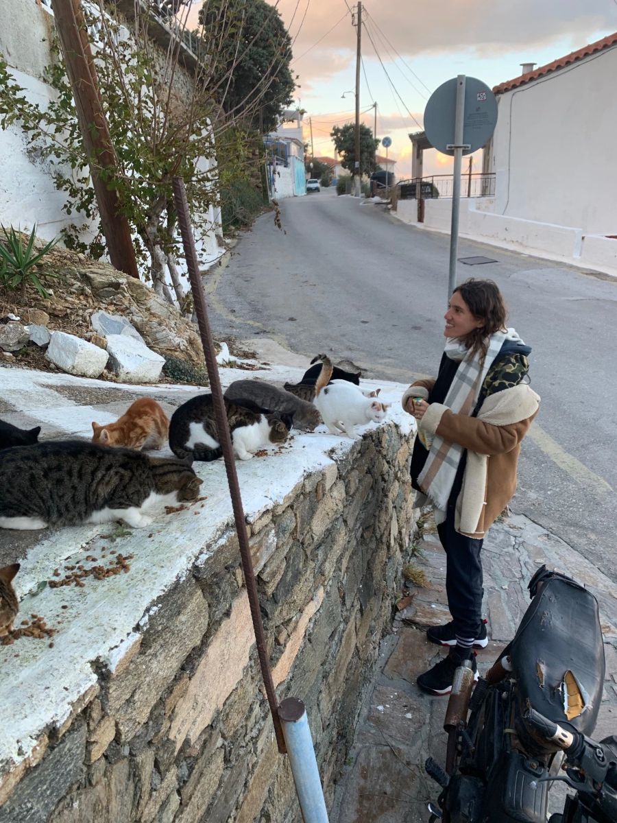 Glauser war einen Monat lang auf der Insel Ikaria zu Hause.