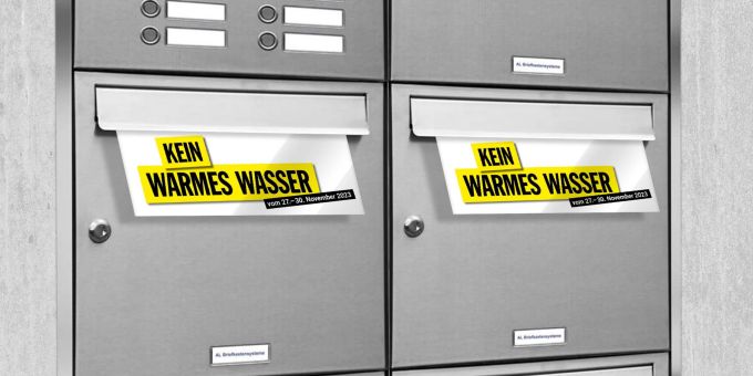 Diese Flyer in Berner Briefkästen sorgten für Aufsehen. suissetec Bern