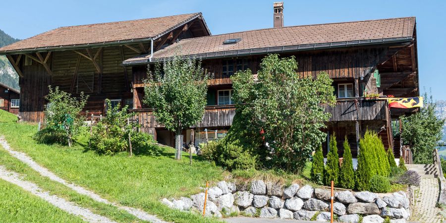 Bauernhaus bei Lenk. - Simmental