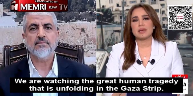 «Kriegserklärung?» - Arabische TV-Frau konfrontiert Hamas-Führer