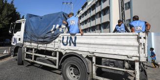 Verteilung behindert - 600 UN-Lastwagen in Gaza angekommen Verteilung behindert - 600 UN-Lastwagen in Gaza angekommen
