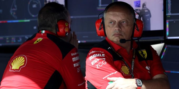 Frederic Vasseur, Teamchef von Ferrari in der Formel 1. Formel 1 Ferrari Vasseur