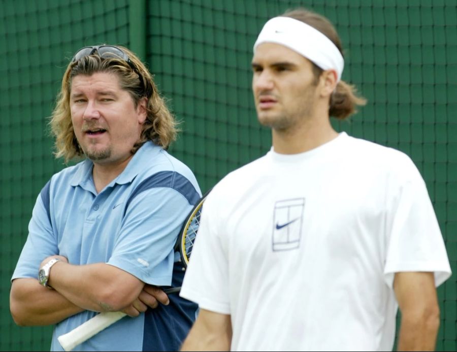 Lundgren war von 2000 bis 2003 Trainer von Roger Federer.