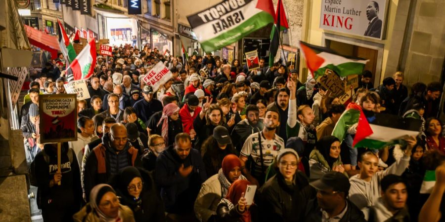 Demonstration in Lausanne