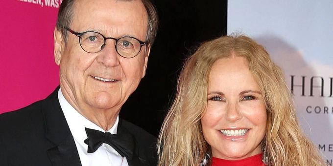 Sind auch ohne Ring am Finger glücklich: Katja Burkard und Partner Hans Mahr. katja burkard