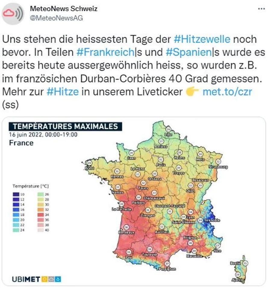 Hitzewelle Europa