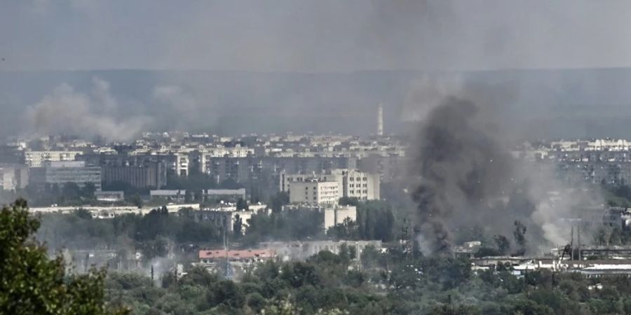 Explosionen in Sjewjerodonezk