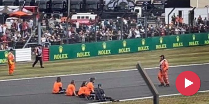 Lob von Hamilton - F1-Fahrer kurven in Silverstone um Klimaprotestler!