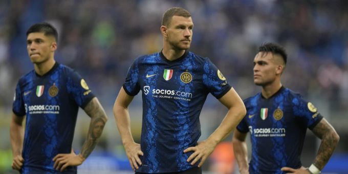 Triste Mienen bei Inter Mailand. inter mailand