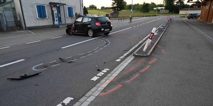 Wittenbach: Ohne Führerausweis Unfall verursacht Wittenbach: Ohne Führerausweis Unfall verursacht