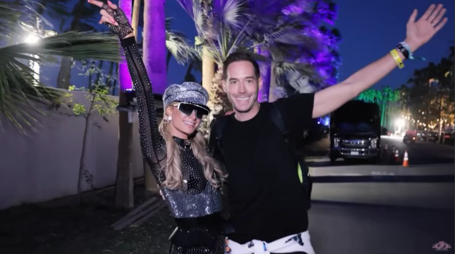 Für Paris Hilton und ihren Mann ist es das erste gemeinsame Musikfestival.