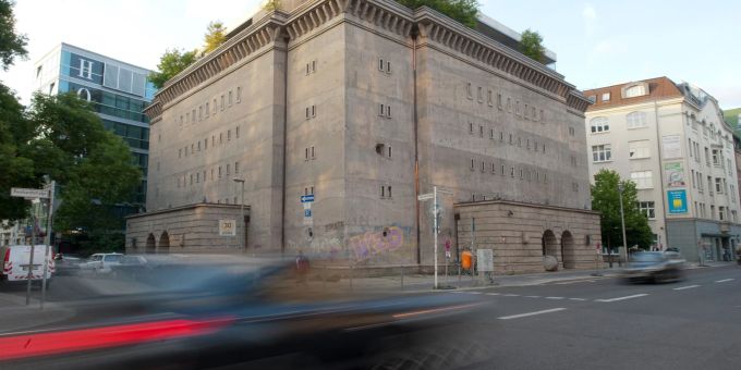 Der Bunker in der Reinhardtstrasse in Berlin-Mitte. Der Bunker in der Reinhardtstrasse in Berlin-Mitte.