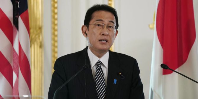 Japan Ministerpräsident Fumio Kishida