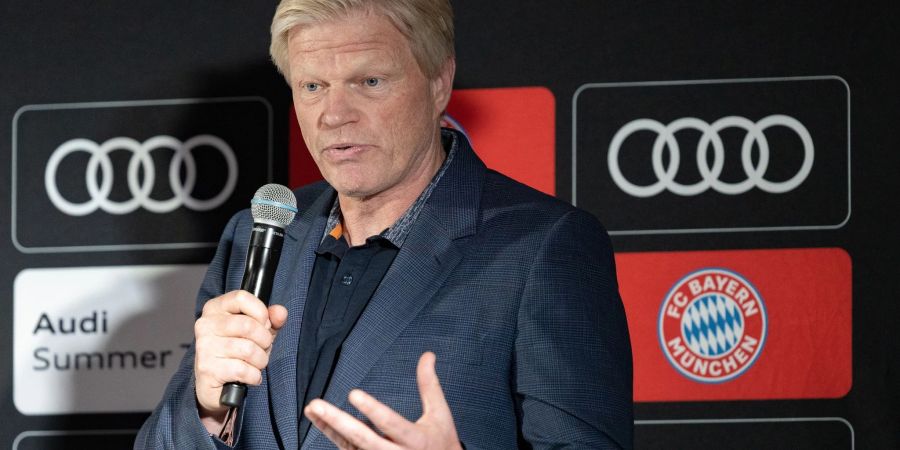 FC-Bayern-Vorstandschef Oliver Kahn geht optimistisch in die Saison.