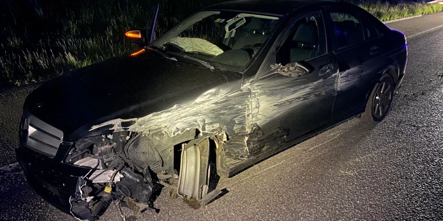 Beim Unfall wurde niemand verletzt.