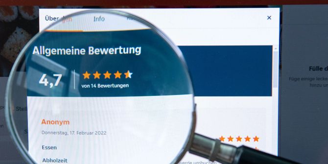 Lupe Bewertung Sterne Web